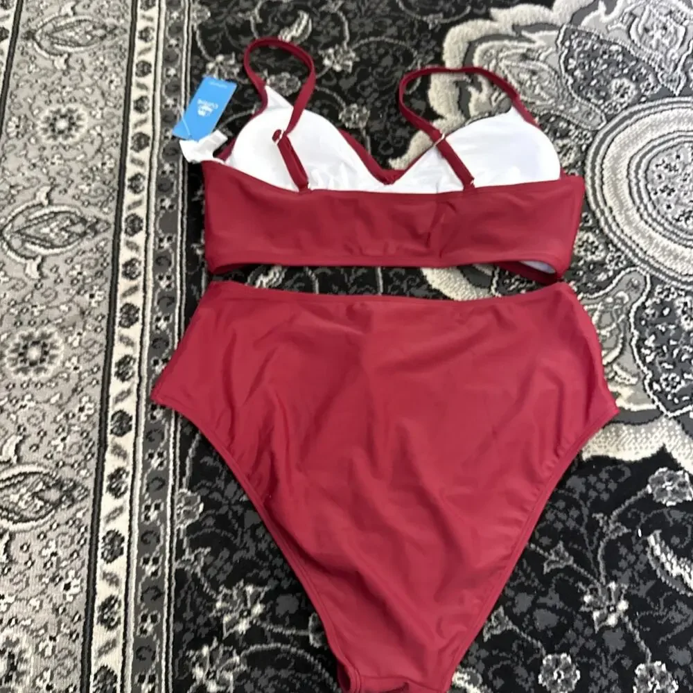Cupshe cups 20%spandex lining